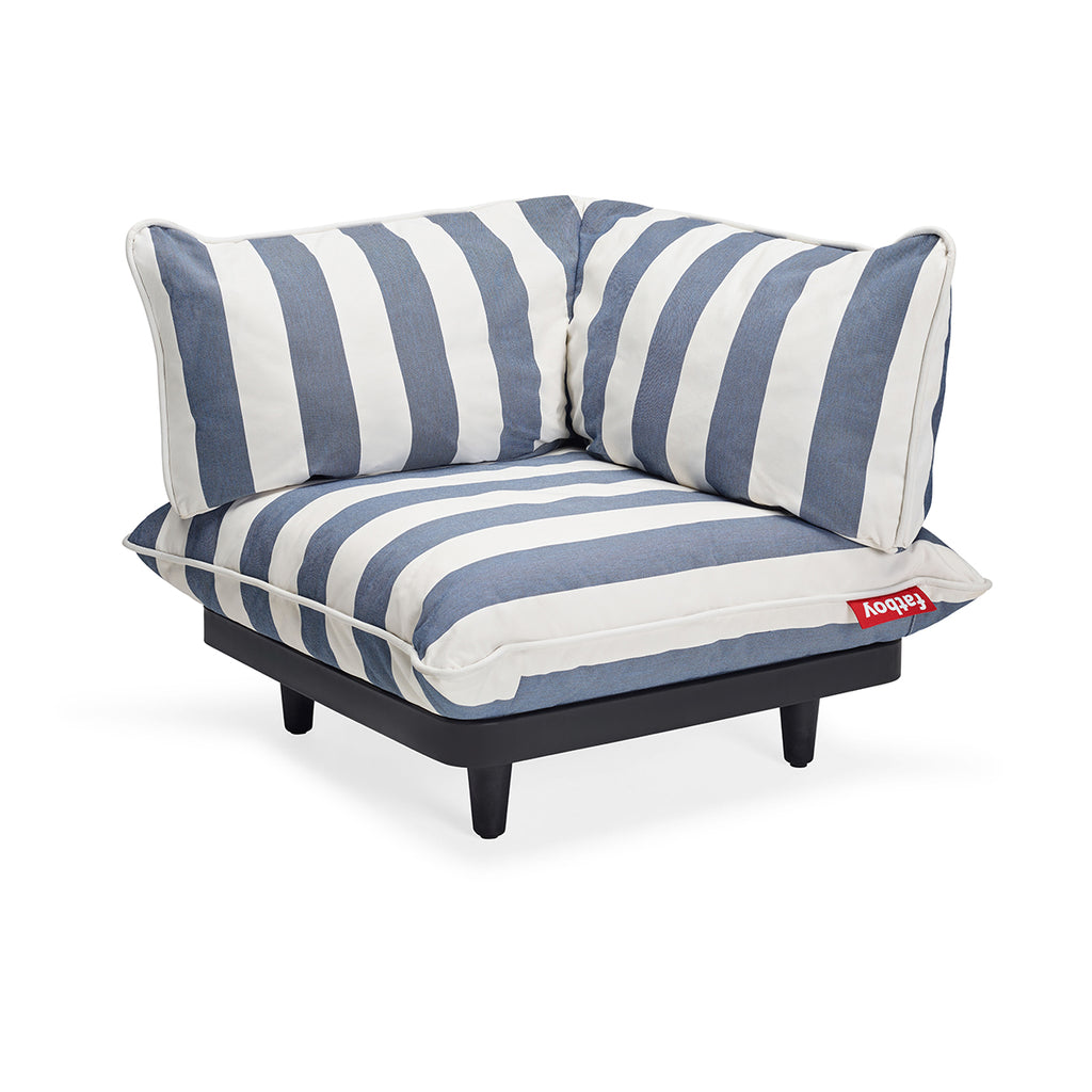 Fatboy® Paletti Corner Seat Left - Stripe Ocean Blue